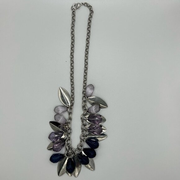 Faux Crystal Purple and Blue Chocker - Picture 2 of 4